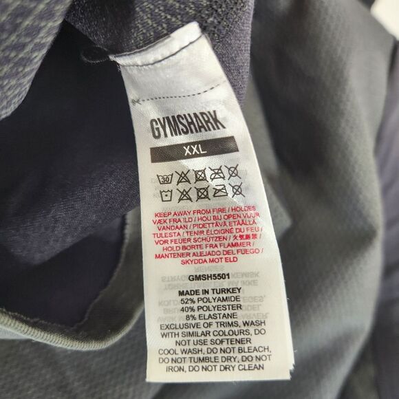 Gymshark Mens Drawstring Waistline Athletic Compression Workout Shorts XXL - Picture 5 of 5